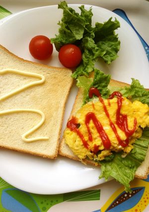簡単!美味しい!ずぼらサンドイッチ-レシピのメイン写真