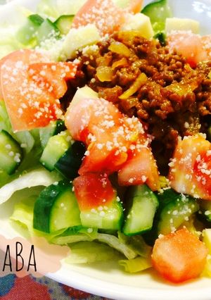 簡単!野菜たっぷりタコライス-レシピのメイン写真