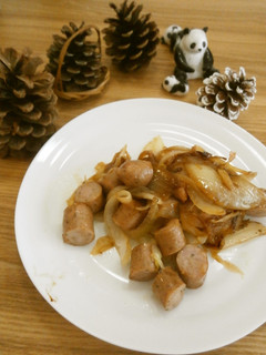 朝食に✿ウィンナーの玉ねぎ炒め-レシピのメイン写真