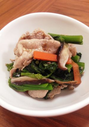 高菜と豚肉の中華炒め-レシピのメイン写真