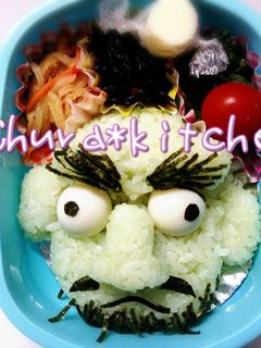 キャラ弁❈ジブリ 千と千尋 頭おにぎり-レシピのメイン写真