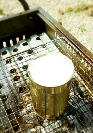 バーベキューはんごう★空き缶で（飯盒）-レシピのメイン写真