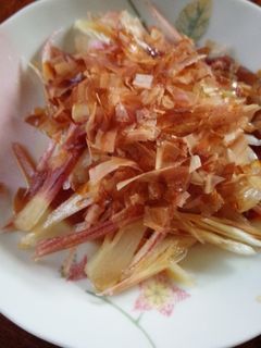 簡単!みょうがのおかか醤油和え♡-レシピのメイン写真