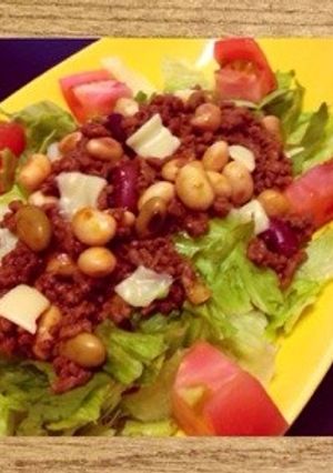 ビーンズタコライス-レシピのメイン写真