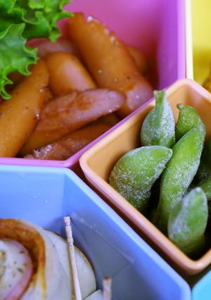 冷凍枝豆で保冷剤☆お弁当に♪-レシピのメイン写真
