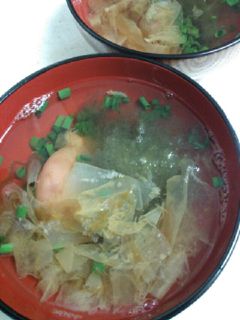 かんたん即席*梅すまし汁-レシピのメイン写真