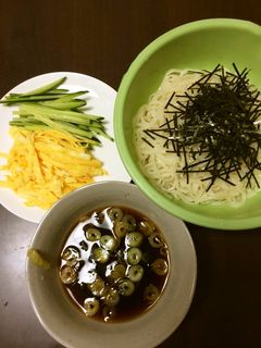 ざるうどん 簡単トッピング お一人料理-レシピのメイン写真