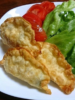 筍と海老のマヨ玉揚げ餃子-レシピのメイン写真