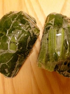 茹でずにそのまま冷凍保存 ほうれん草-レシピのメイン写真