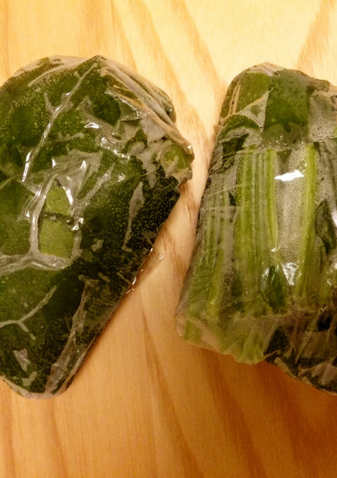 茹でずにそのまま冷凍保存 ほうれん草-レシピのメイン写真