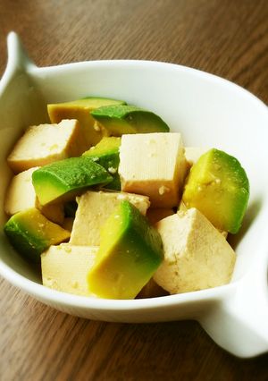 アボカドと豆腐の生姜ポン酢和え☆-レシピのメイン写真