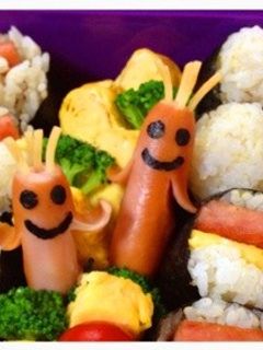 お弁当のおかずにソーセー人☆-レシピのメイン写真