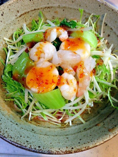 ホタテとエビでピビン麺-レシピのメイン写真