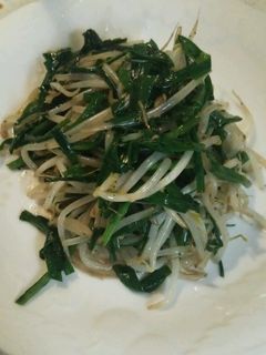 もやしとにらの炒め物-レシピのメイン写真