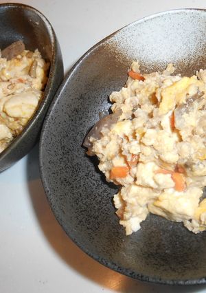 栄養たっぷり、炒り豆腐♪-レシピのメイン写真