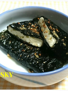 低糖質ダイエット。豆腐の磯辺焼き-レシピのメイン写真