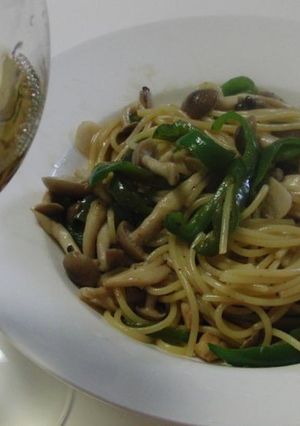 しめじとピーマンのパスタ-レシピのメイン写真