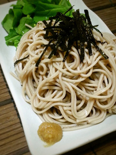 ピリリ♪ルッコラ蕎麦-レシピのメイン写真