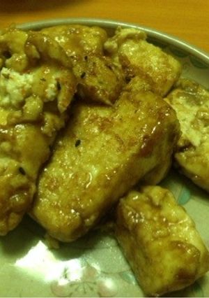 めちゃウマ★ガリバタポンde豆腐ステーキ-レシピのメイン写真
