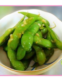 ガーリック醤油枝豆-レシピのメイン写真