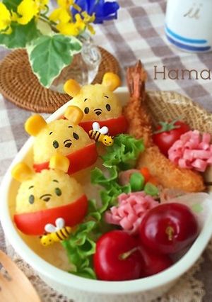 簡単♪コロコロプーさん♡キャラ弁-レシピのメイン写真