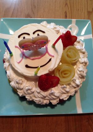まるでアイス？！生クリームでアンパンマン-レシピのメイン写真