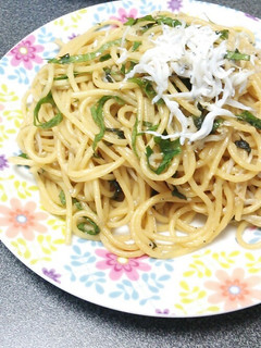 しらすと大葉のパスタ*バターしょうゆ味★-レシピのメイン写真