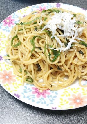しらすと大葉のパスタ*バターしょうゆ味★-レシピのメイン写真