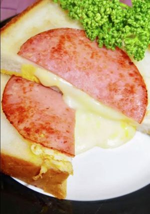 がっつり朝食！俺の満腹クロックムッシュだ-レシピのメイン写真
