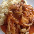 クスクスwithチキントマト煮