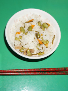 青大豆の炊き込みご飯-レシピのメイン写真