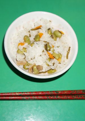 青大豆の炊き込みご飯-レシピのメイン写真