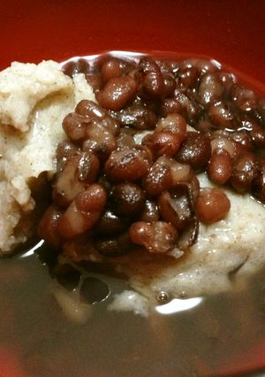 超簡単!絶品蕎麦がき善哉-レシピのメイン写真