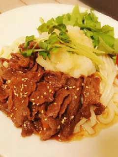 簡単*白だしで牛おろし冷やしうどん-レシピのメイン写真