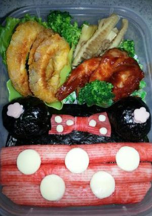 キャラ弁22 ★ ミニーちゃん♪-レシピのメイン写真