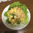 レタスとシーチキンのチャーハン