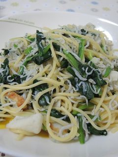 しらすとほうれん草のパスタ-レシピのメイン写真