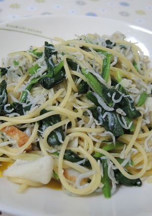 しらすとほうれん草のパスタ-レシピのメイン写真