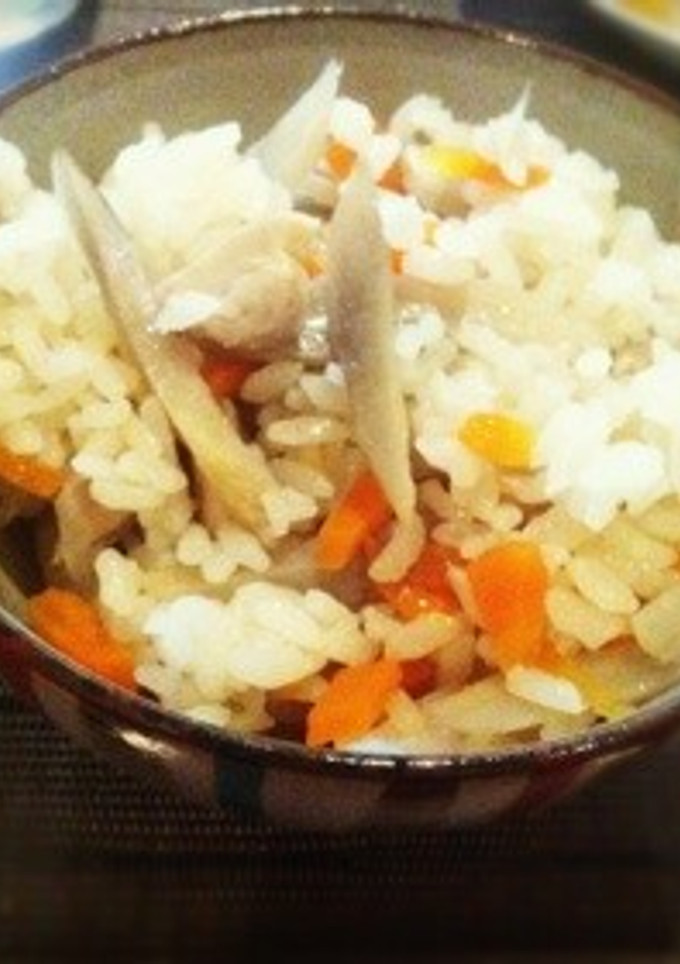 鶏ごぼうの炊き込み御飯-レシピのメイン写真