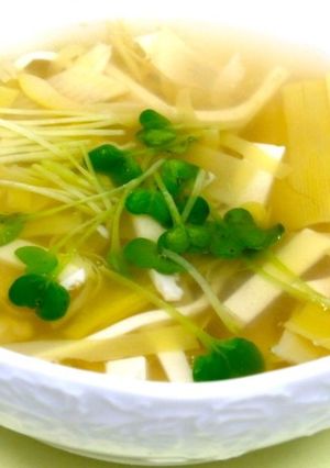 筍と豆腐のスープ-レシピのメイン写真