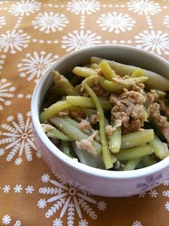 ~つわぶきとツナの炒め煮~-レシピのメイン写真