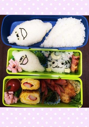 妖怪ウォッチ キャラ弁 武士ニャン-レシピのメイン写真