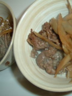 牛肉とごぼうのしぐれ煮-レシピのメイン写真