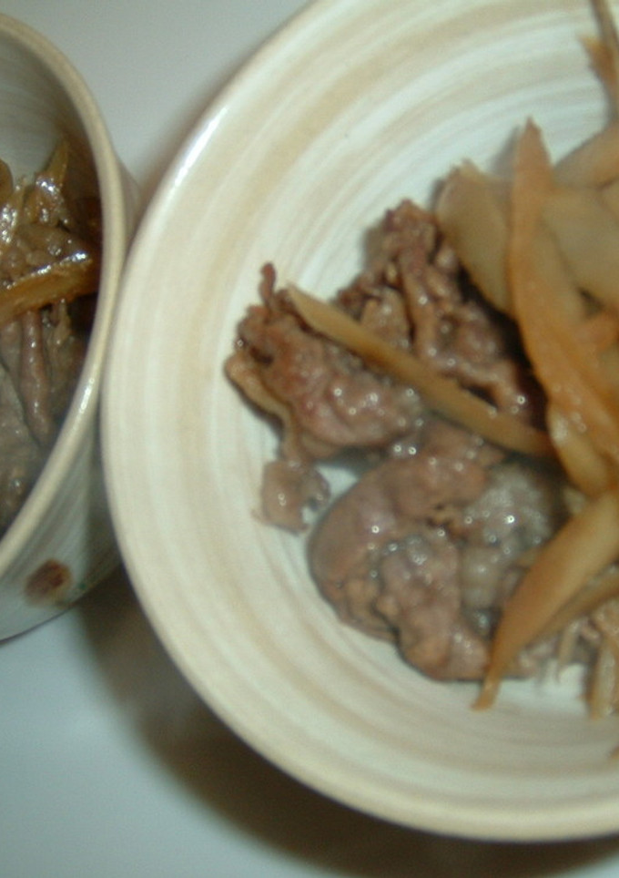牛肉とごぼうのしぐれ煮-レシピのメイン写真