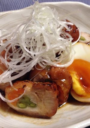 鶏モモの野菜巻き煮-レシピのメイン写真