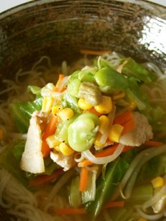 野菜たっぷりゆず胡椒冷麺♪-レシピのメイン写真