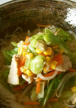野菜たっぷりゆず胡椒冷麺♪-レシピのメイン写真