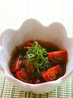 トマトもずく-レシピのメイン写真