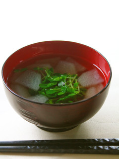 冬瓜と豆苗の清汁-レシピのメイン写真