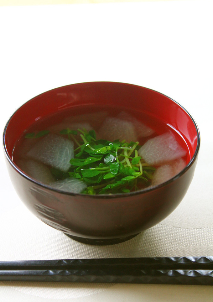 冬瓜と豆苗の清汁-レシピのメイン写真